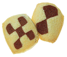 Schwarz - Weiß Buttergebäck