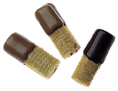 Schoko Waffelröllchen